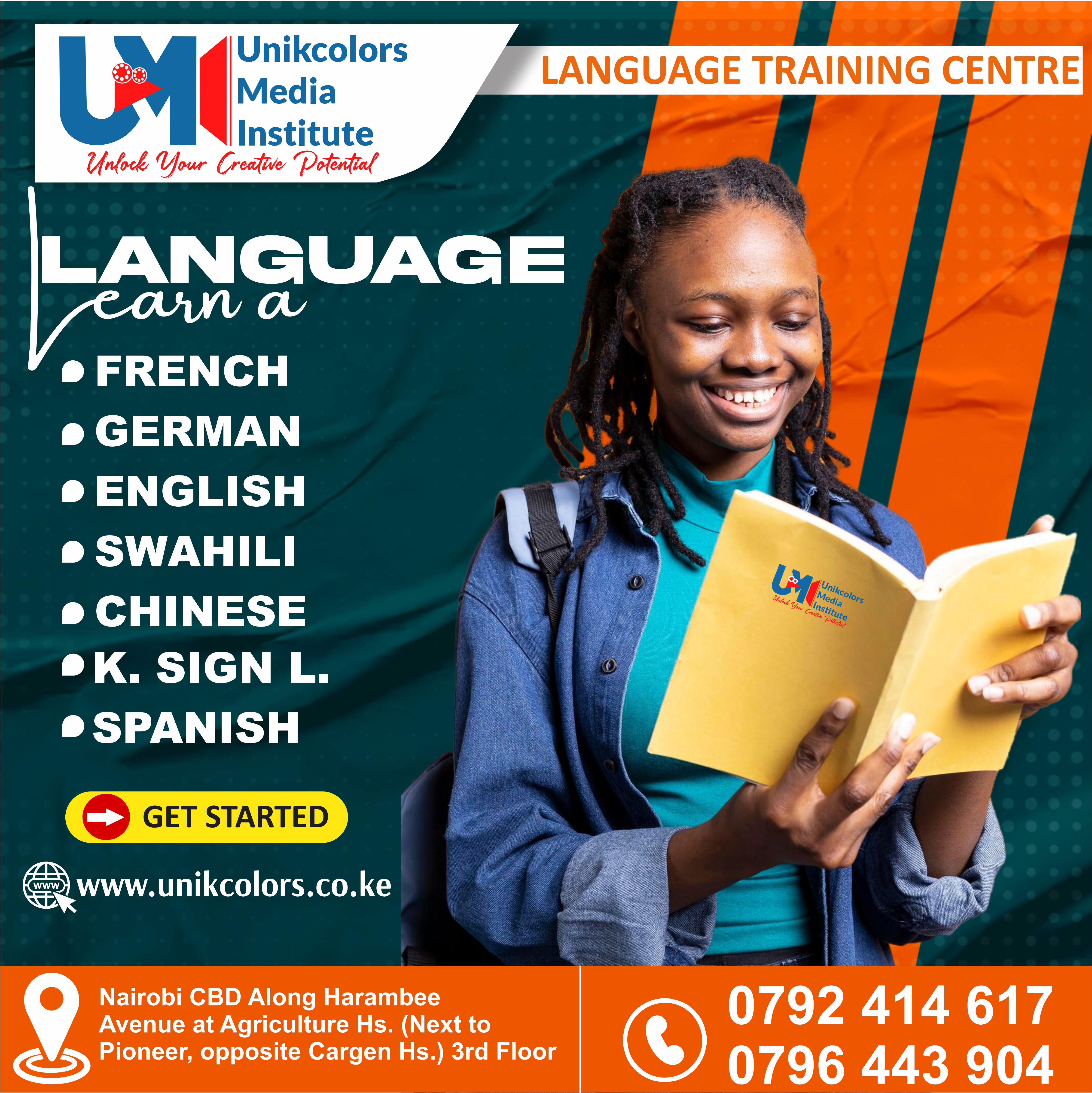 LANGUAGE TRAINING CENTRE - GERMAN | ENGLISH | FRENCH | CHINESE | SPANISH | SWAHILI | KENYA SIGN LANG